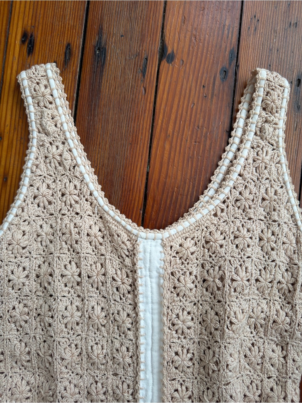 Vintage 70s handmade prairie dress small - Picture 10 of 11